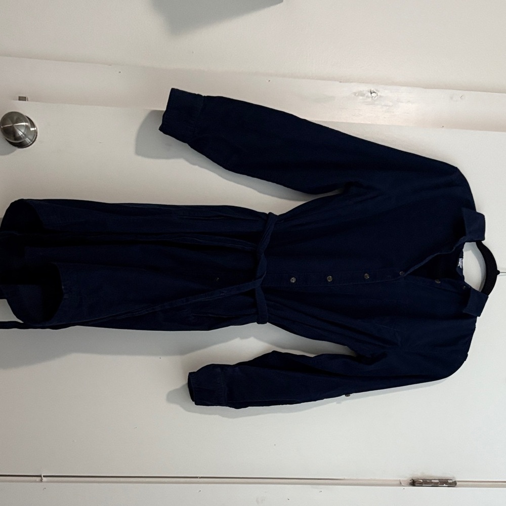 Lands' End Midnight Blue Corduroy Shirt